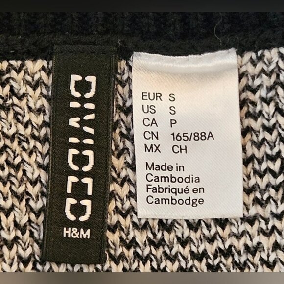 H&M Divide Jacquard-knit Cardigan - Picture 7 of 8